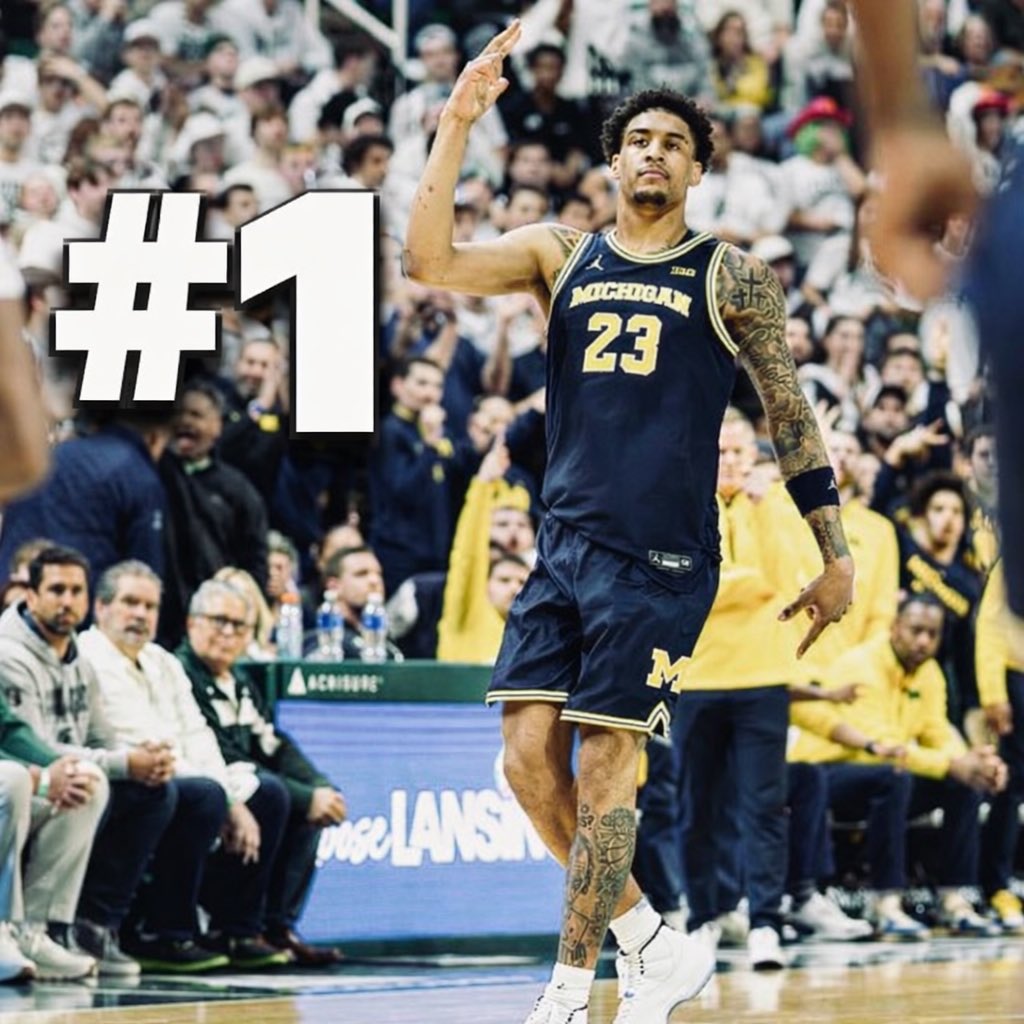 Breaking: Michigan Basketball becomes #1 team in college basketball