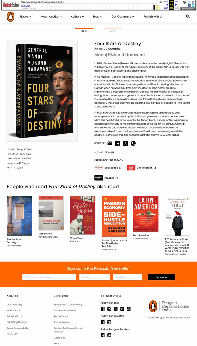 So… you’re saying it was never published / never made available…

Then why was it listed on your own website with ISBN, MRP, page count, and buying links?

I have a public web-archived snapshot of that page.

LEGAL DISCLAIMER: This screenshot is from a public web archive