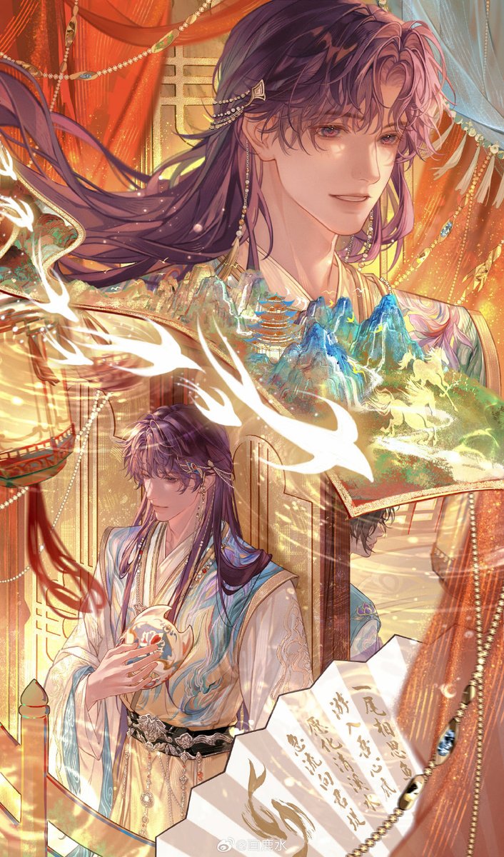 113LiXiALi95's tweet image. 🌼那时，我未问归期，你未言永恒。只因每一寸并肩的光阴，都已写进你我宿命里，无需承诺，亦不惧别离。

🎨:@画鹿水🧚🏻weibo.com/2596179475/526…
💓Papergames invited the artist to create this painting #Rafayel  #祁煜 #ホムラ #LoveandDeepspace #恋と深空