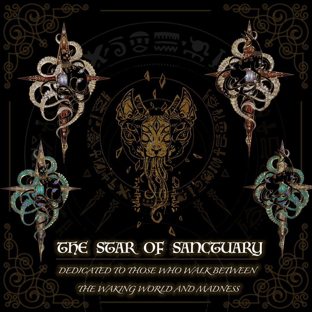 teamdeepseafish's tweet photo. Our new project,【“The Star of Sanctuary” Cthulhu Mythos Pendant Collection】is now officially live!
https://t.co/wlBNo7fQ2i https://t.co/Tzi25r32MN