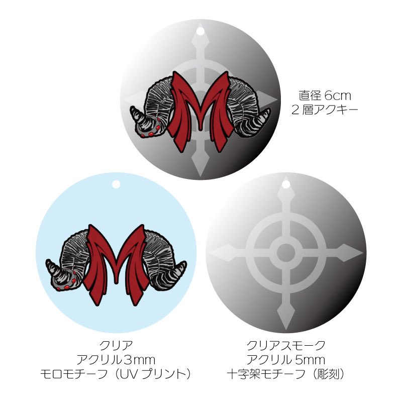 我輩の生誕ファンミ Sチケ特典は特製アクキーだ！！！ 我輩がデザイン