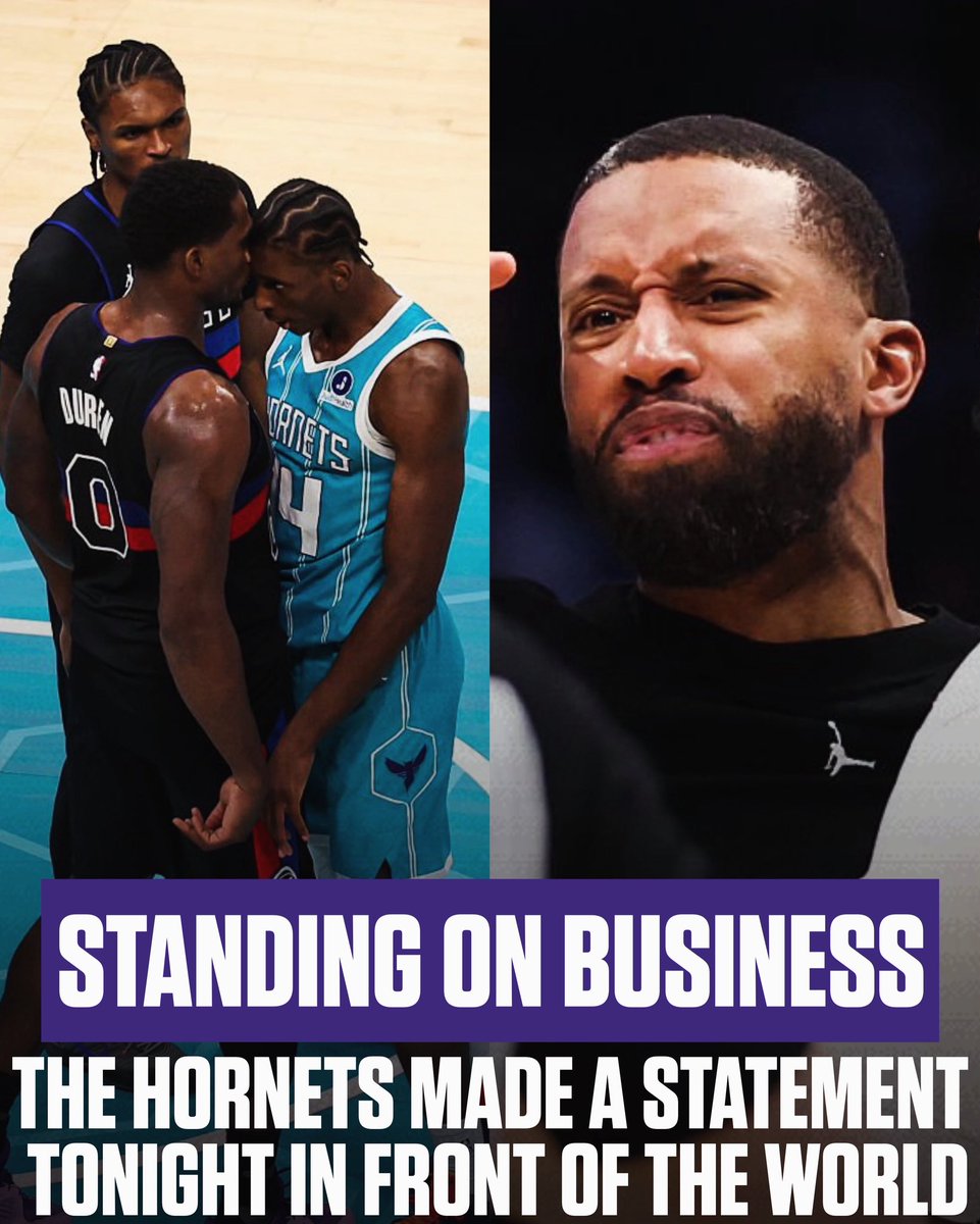 Tonight the Hornets made a statement and that was that they’re tired of being the joke and being b*tched around with no consequences. For years teams have done anything they wanted to the Hornets, but not tonight, they stood up for themselves.