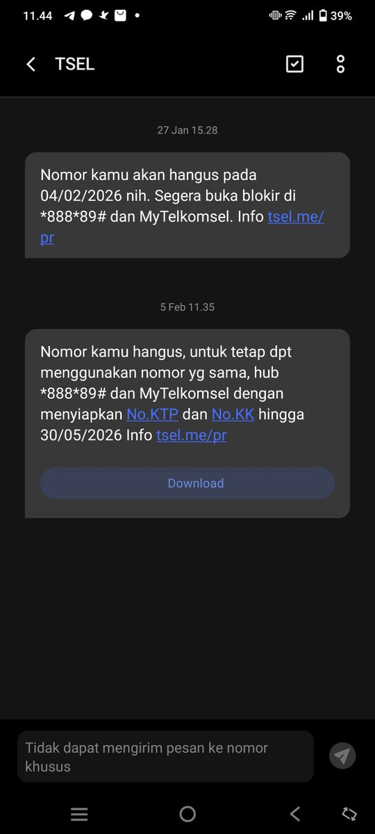 jadwalnya's tweet photo. saya udah beli mas aaktif dr desember kenapa masih dpt pemberitahuan masa aktif saya abis? yg bener yg mana? bisa gak pd kerja yg bener? @Telkomsel @MyTelkomselApp https://t.co/WP1WAZbqXv