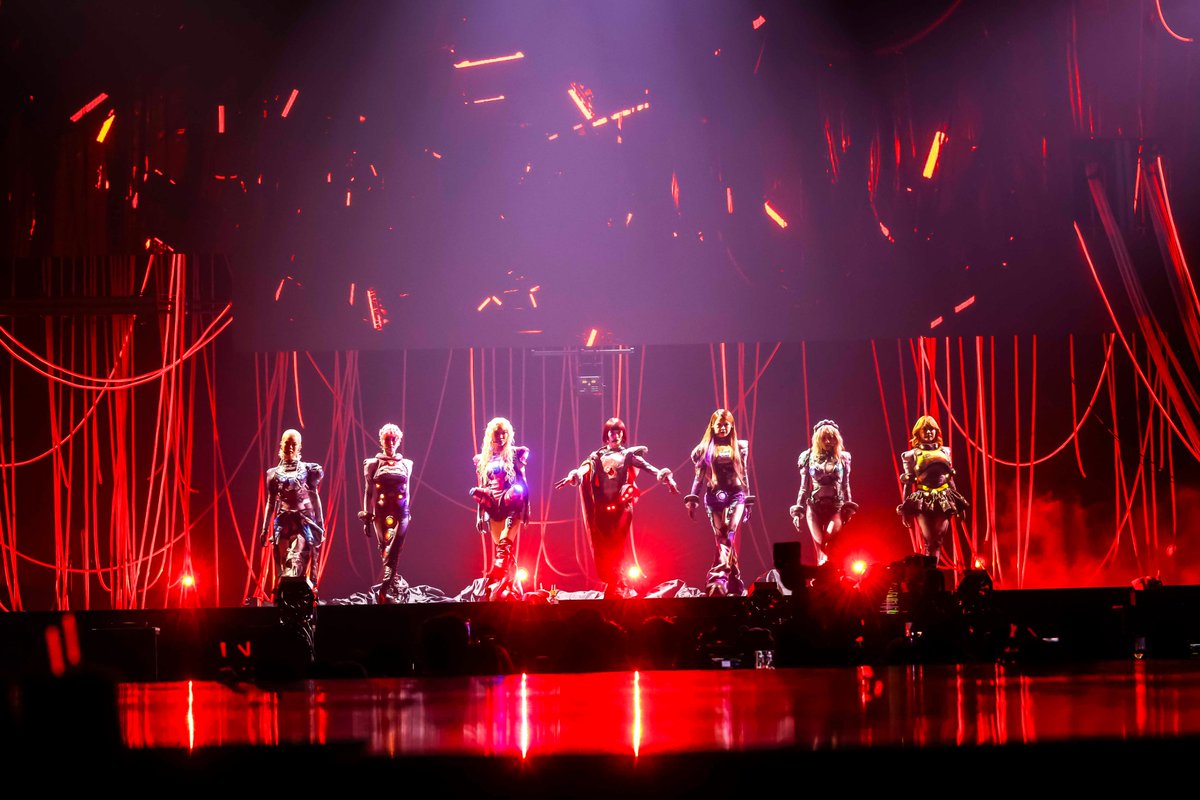 modelpress's tweet photo. XG、セカンドワールドツアー開幕🐺

新曲ライブ初披露、代表曲アレンジ…
全23曲のステージに6万人が熱狂

🔻「XG WORLD TOUR: THE CORE」
写真7枚
https://t.co/v5C4q6kgoK

「中身が濃すぎた！」「過去曲も新しいアレンジがたくさんで完全燃焼」などの声

#XG https://t.co/a6U2Ag2MD4