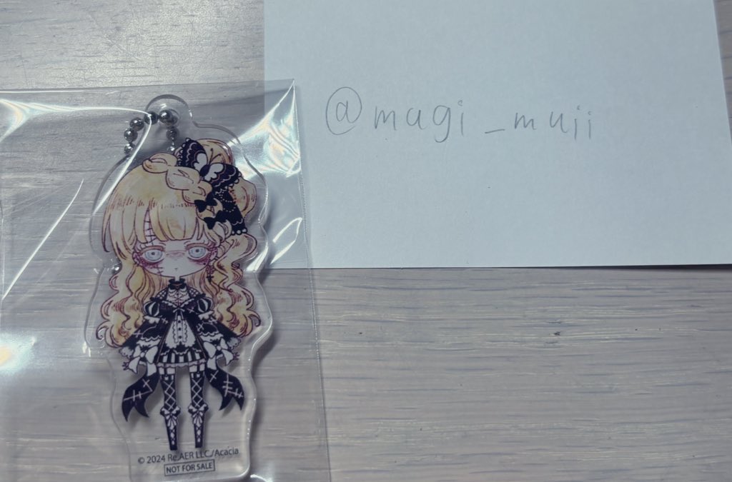 1 【交換】魔法少女ノ魔女裁判 まのさば 特典 アクリルキーチェーン 譲