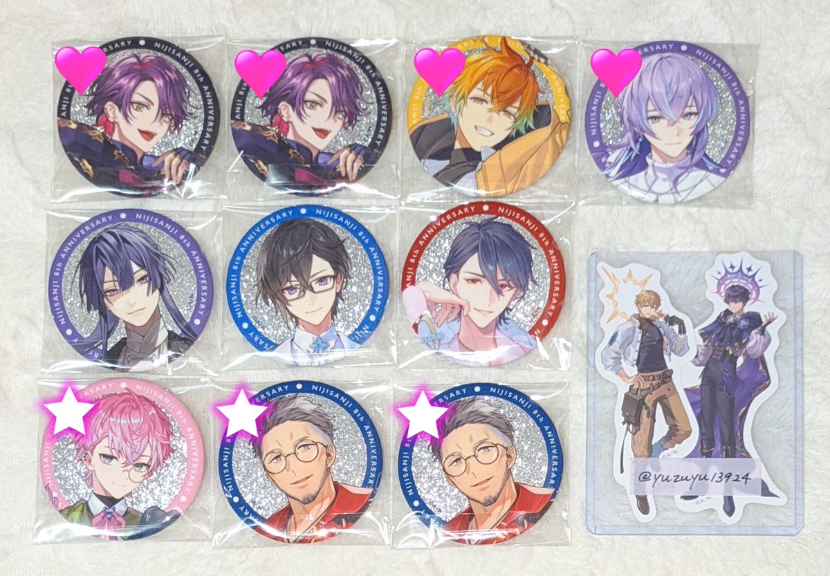 交換 にじさんじ 8周年 8th Anniversary with cake メタルカード