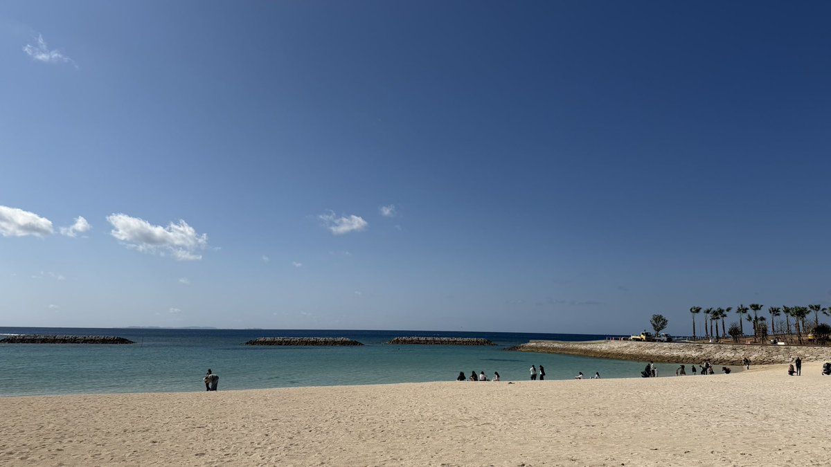 02cdam's tweet photo. やっと北谷到着〜！
天気良すぎて幸せ💙

#春季キャンプ2026 https://t.co/FJSUu70ZFn