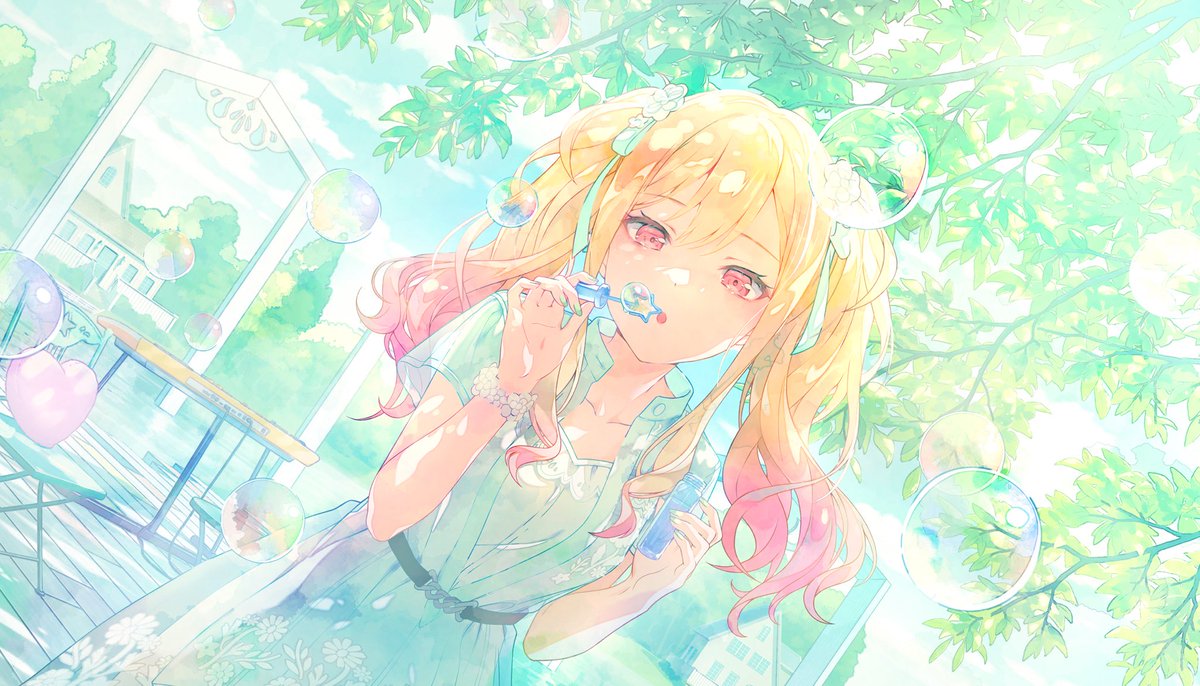 동시픽업캐 색 들어간 일러 너무 좋아~~😭😭