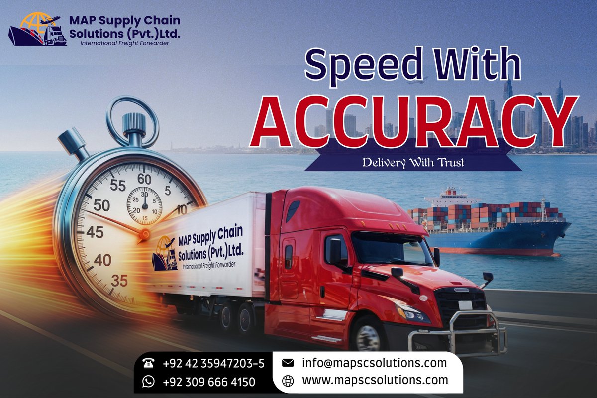 Mapscsolutions's tweet photo. Speed with accuracy: Air/Sea/Road/Rail + DDP/DAP + CHB + live ETAs. Quotes 30–60 min. DIFOT ≥ 98%. 🌐 https://t.co/gwcm9sQji3  
#Mapscsolutions #FreightForwarding #SpeedWithAccuracy #OnTimeDelivery #Logistics https://t.co/3PhppMo8N5