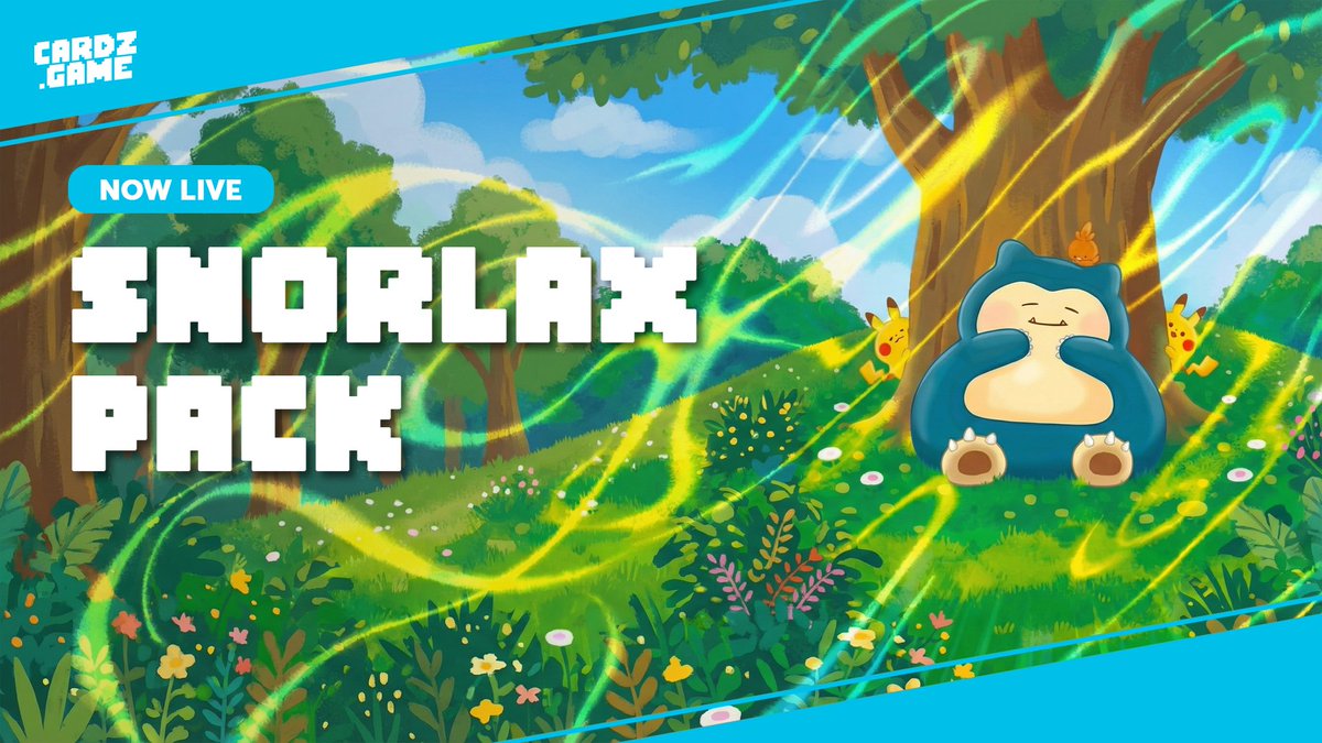 🔴 NOW LIVE: The Snorlax Pack is HERE! 

Your favorite sleepy giant just dropped with insane pulls waiting inside. Don't snooze on this one. 💤

👉cardz.game/packs