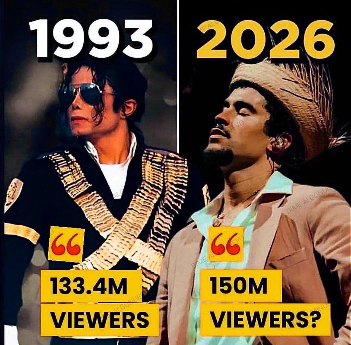 Una comparación que parece infantil… pero no lo es.

$100 dólares en 1993 tenían mucho más poder adquisitivo que $100 dólares en 2026, debido a la inflación acumulada durante tres décadas.

De la misma forma, los números de Michael Jackson en su época tienen un valor