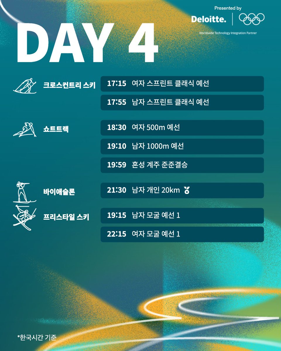 밀라노-코르티나 2026 DAY 일정 이미지