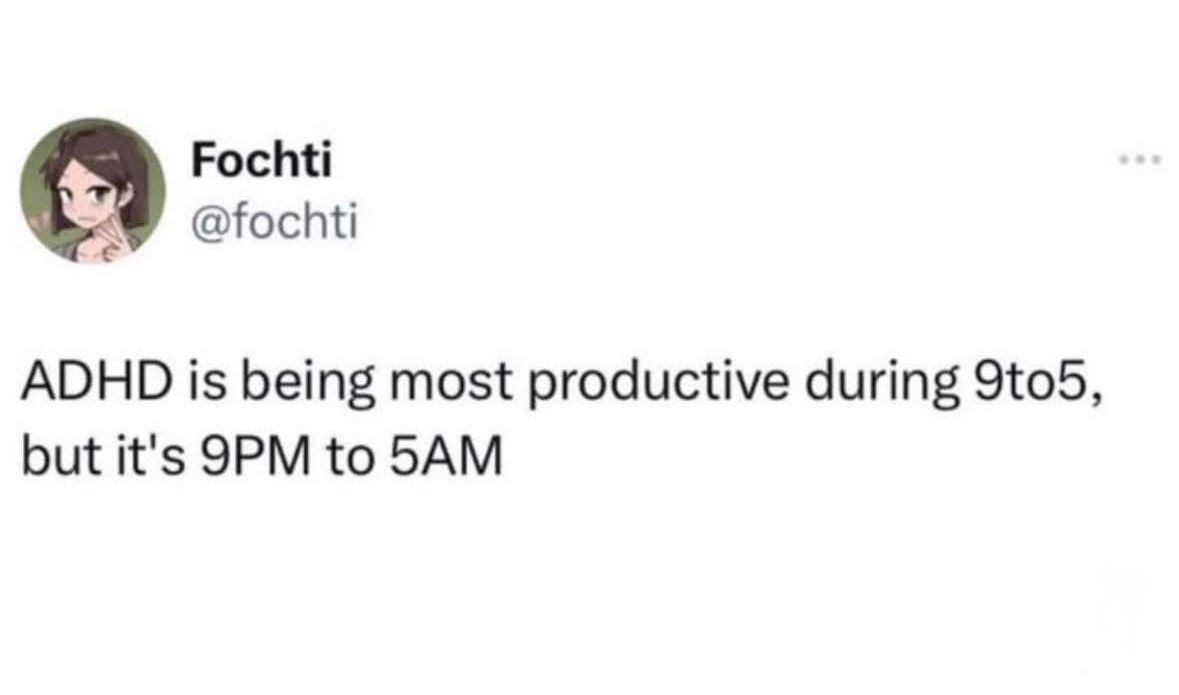 ADHD Memes (@adhdforreal) on Twitter photo 