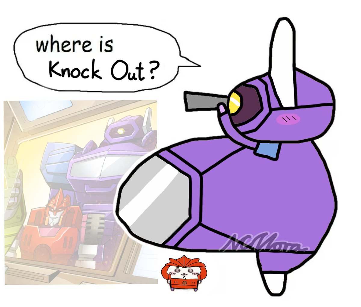 Transformers #Knockout #Shockwave #Maccadam Lil' dude can