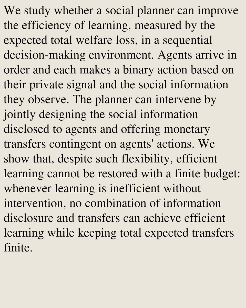 Theoretical Economics Papers tweet media