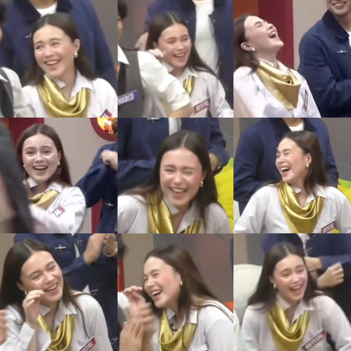 talmejes's tweet image. krystal the whole time habang sumasayaw sila: