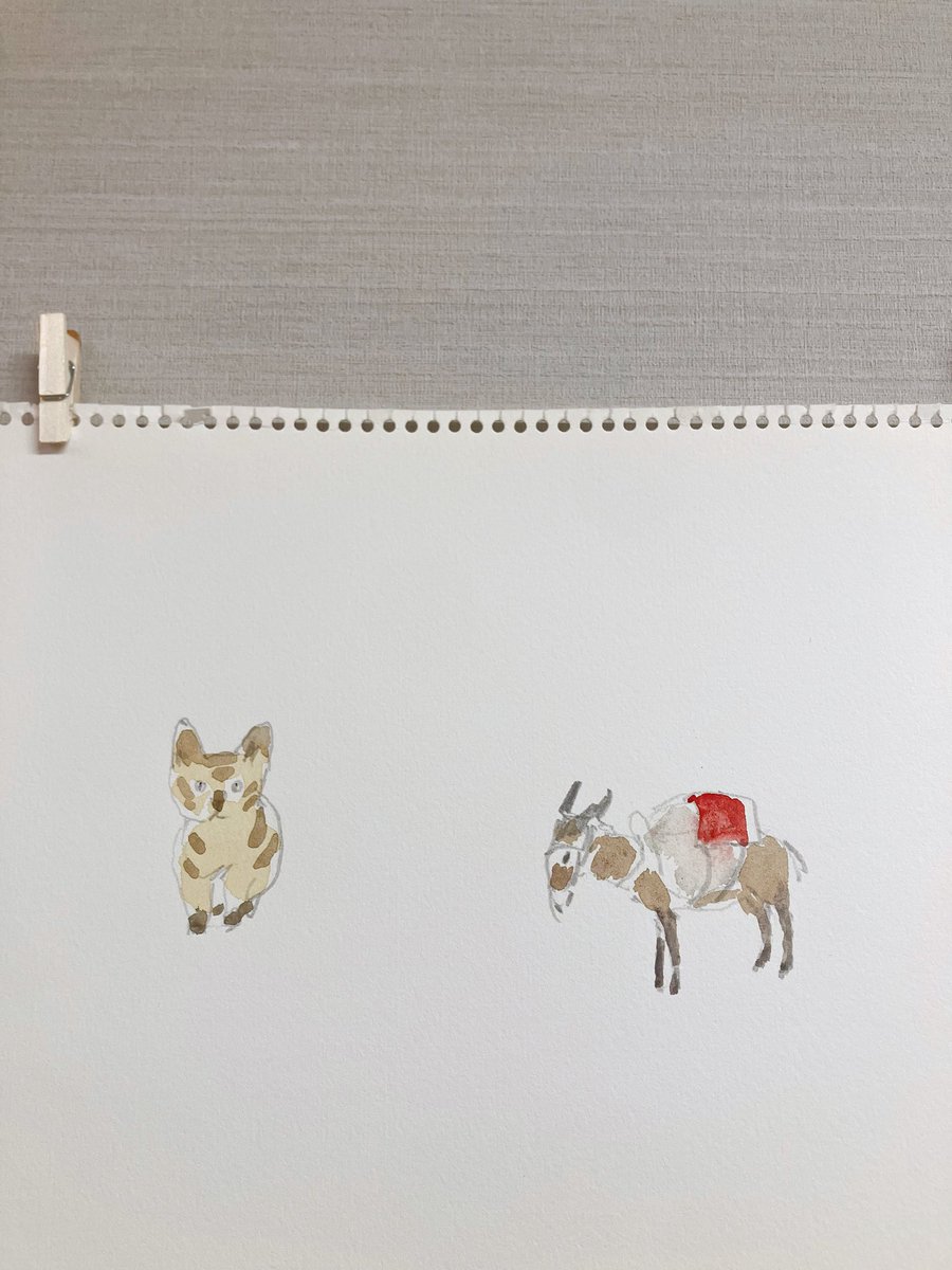 神保町の蘭花堂で開催中の、「安野光雅原画展―心にのこる風景と記憶