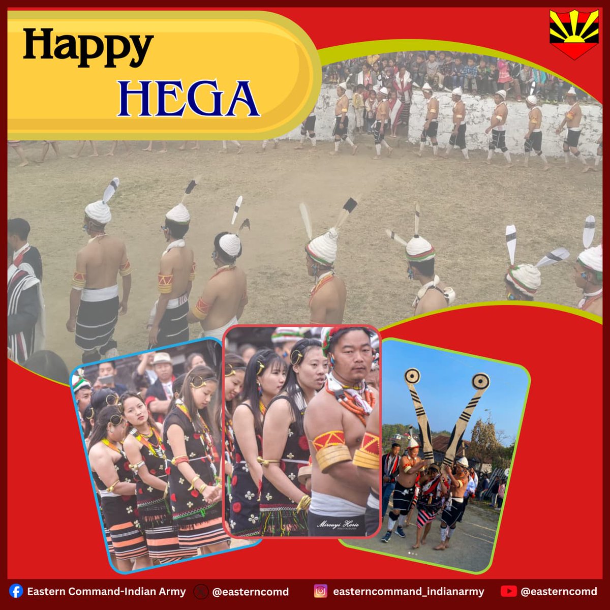easterncomd's tweet photo. Lt Gen RC Tiwari, #ArmyCdrEC extends greetings and best wishes to the people of #Nagaland on the occasion of #Hega. May this festival bring peace and happiness amongst all.
लेफ्टिनेंट जनरल आर सी तिवारी, #आर्मी_कमांडर, #पूर्वी_कमान, #नागालैंड के सभी लोगों को #Hega पर्व की शुभकामनाएं एवं बधाई देते हैं। यह त्यौहार सभी के लिए शांति और खुशियाँ लेकर आये।
#भारतीय_सेना
#पूर्वी_कमान
#IndianArmy
#EasternCommand
#VijayDurg
@adgpi
@SpokespersonMoD
@HQ_IDS_India
@indiannavy
@IAF_MCC
@official_dgar
@ProDefKolkata
@IndiaCoastGuard
@HQ_DG_NCC
@MyGovNagaland
Facebook - https://t.co/BVuNxbmVeG
Instagram - https://t.co/lyRLsYXKs8