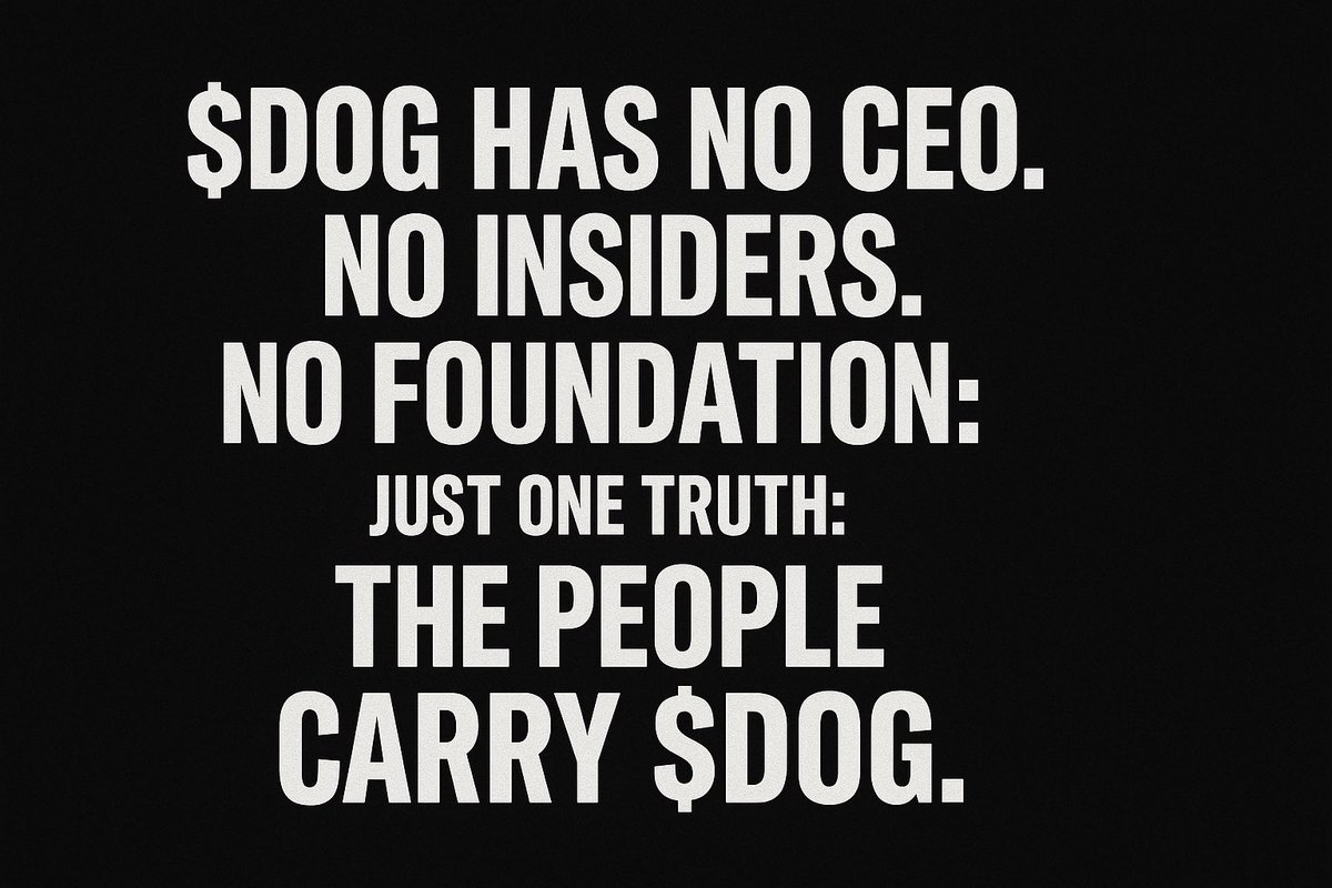 rowolution's tweet photo. $DOG Army is the only community still standing strong in this dip. Nothing fazes us. Fair drop on Bitcoin = unbreakable power. Pleasure passing through this “bear market” with you legends. 🫡 
The first memecoin by activity, centuries ahead. Organic fire keeps burning. 💪🌙 https://t.co/ZswS0ikHLa