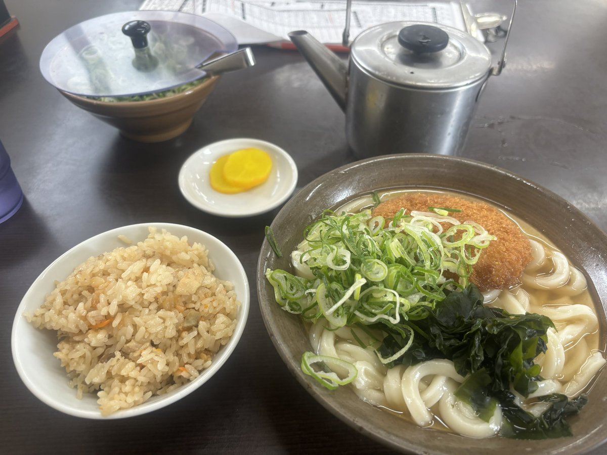 いかろす・らんち
雑炊はなかった🥲