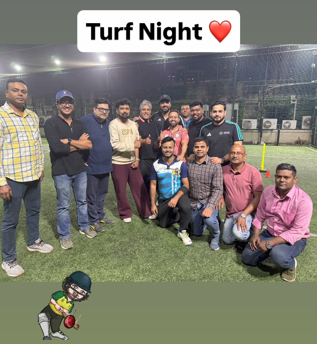 CineBuff2003's tweet image. Turf Night 🏏
#MegastarDev