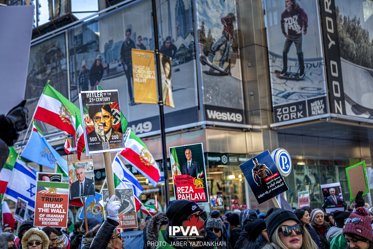jyk1354's tweet photo. Toronto | February 1, 2026 - Fourth  part
Through these frames, I witnessed a community refusing silence.

تورنتو | ۱ فوریه ۲۰۲۶
در قاب‌های این مجموعه، سکوتی شکسته می‌شود.

#Toronto #IPVA #1x #iranrevolution2026 #digitalblackoutiran https://t.co/nEWlvtGu4s