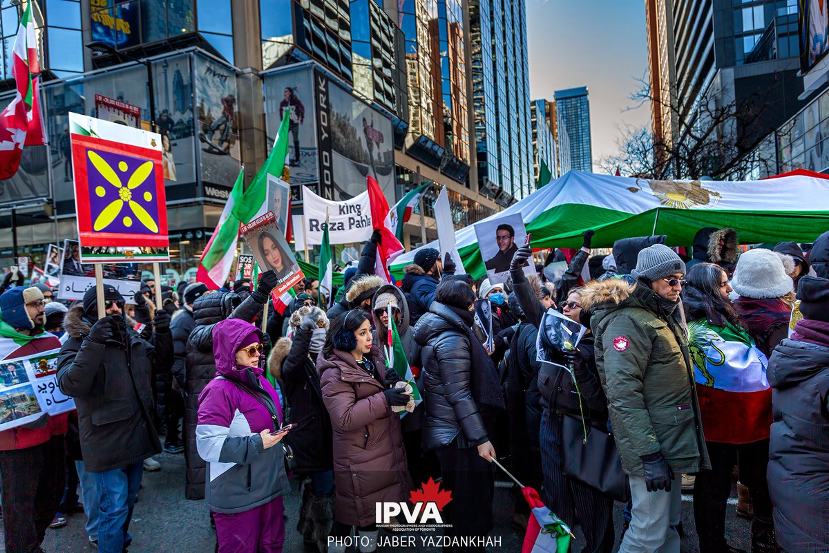 jyk1354's tweet photo. Toronto | February 1, 2026 - Fourth  part
Through these frames, I witnessed a community refusing silence.

تورنتو | ۱ فوریه ۲۰۲۶
در قاب‌های این مجموعه، سکوتی شکسته می‌شود.

#Toronto #IPVA #1x #iranrevolution2026 #digitalblackoutiran https://t.co/nEWlvtGu4s