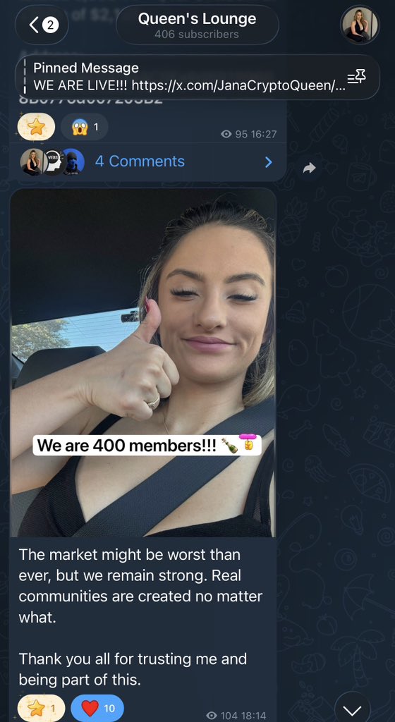 Time to go deeper and focus on the real ones here

Join our community o telegram where real conversations are able to happen.