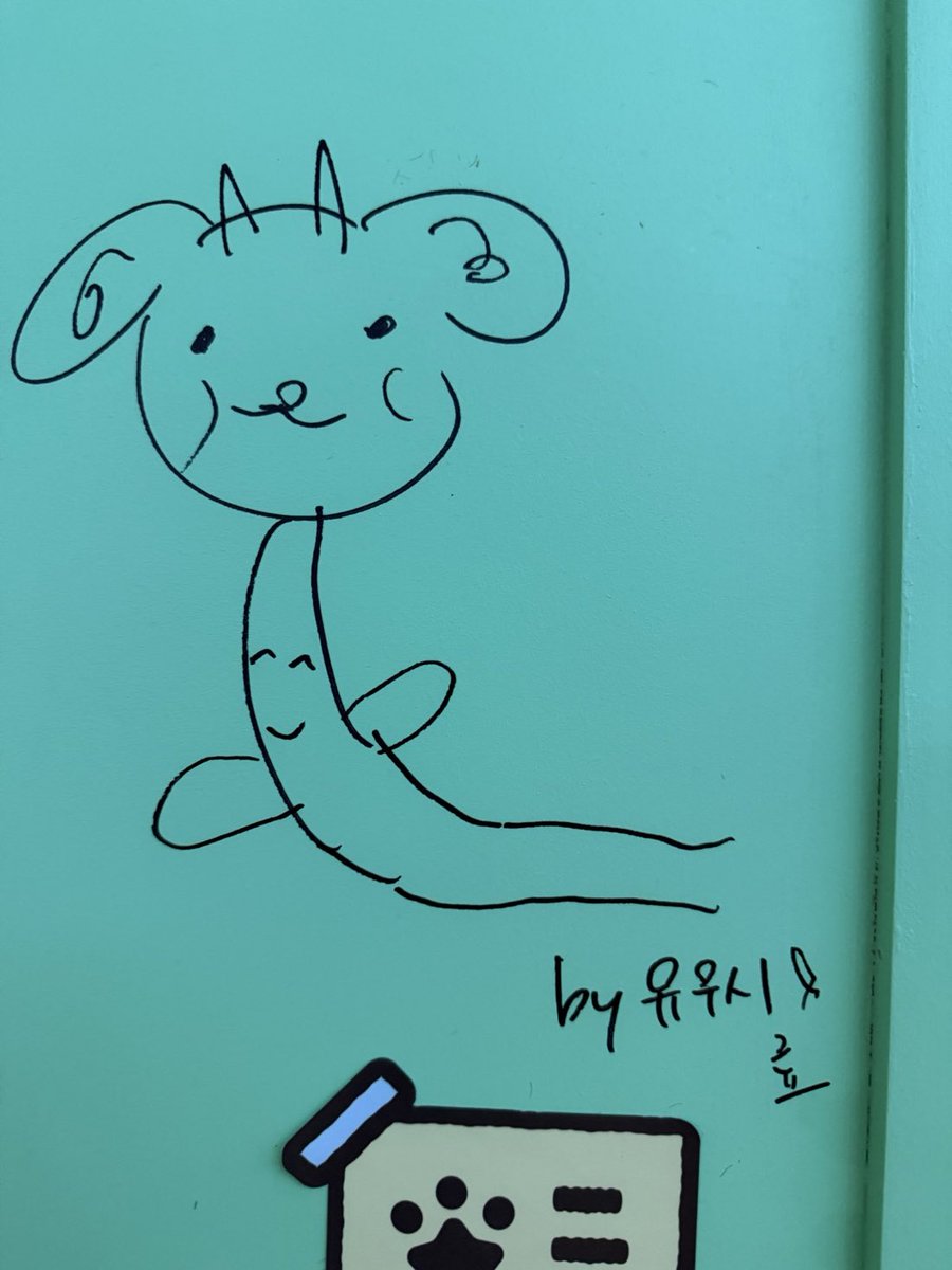 Yushi and his mysterious drawings 😅