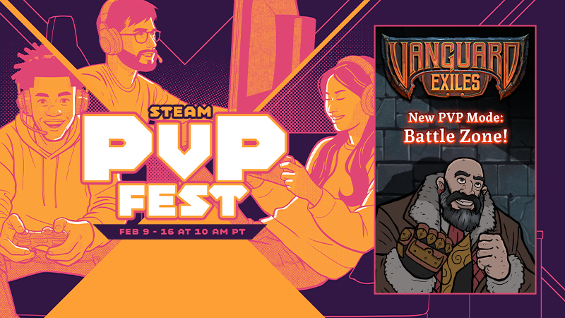 VanguardExiles's tweet photo. Steam PvP Fest is underway and our new game mode, Battle Zone, has been unleashed in Vanguard Exiles. Those seeking to whet their competitive whistle, this new mode is for you!
https://t.co/YTEAZMFivP https://t.co/wiuRVsZ3tv