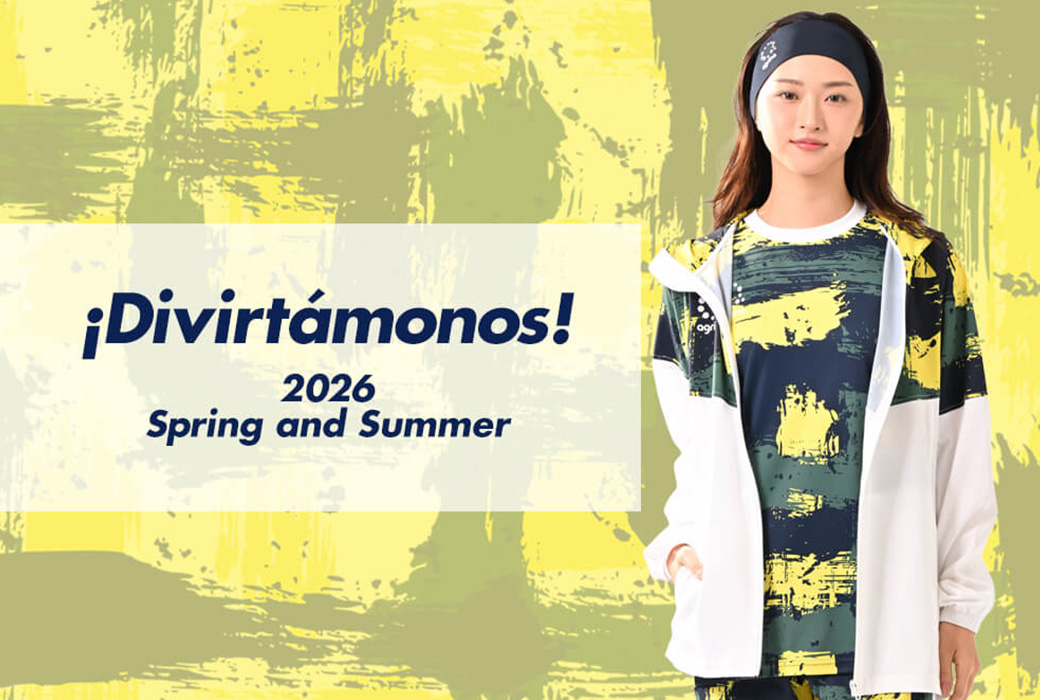 【2026ss Spring/Summer Recommended Styling】

シーズンテーマはスペイン語で”¡Divirtámonos!(楽しもう！)”
情熱的なラテンカラーをイメージしたカラーパレットで、カラフルかつ大胆なデザインを展開。

<2026年春夏お勧めコーディネート>
agrina-s.com/product/collec…