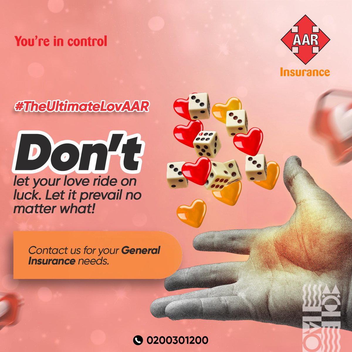 #TheUltimateLovAAR
 
Love is priceless, but it shouldn’t depend on luck. Protect it, nurture it and let it thrive through every twist life brings. From health to home and everything in between, we’re here to make sure your life and what you care about most are safeguarded.