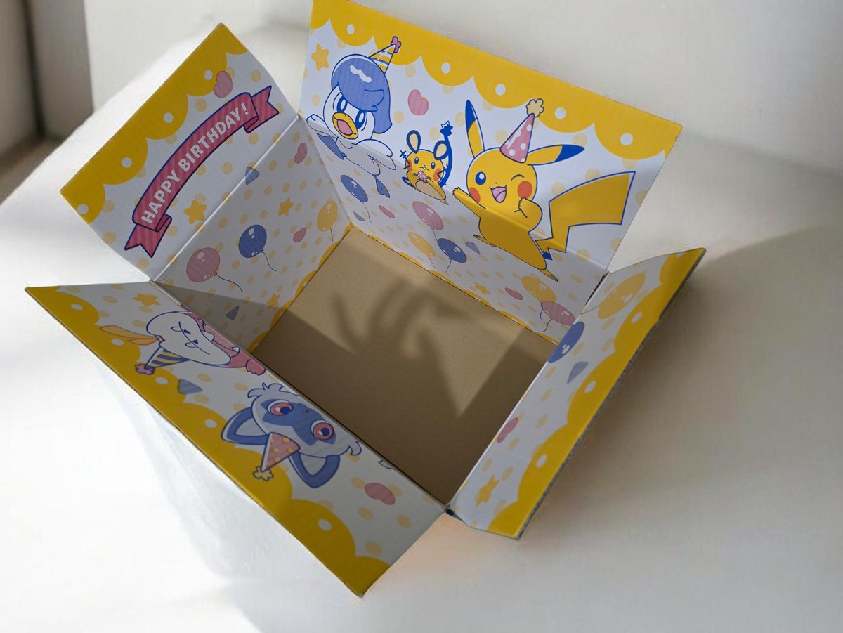 誕生月にポケモンセンターオンラインでお買い物したら、可愛いBOXで