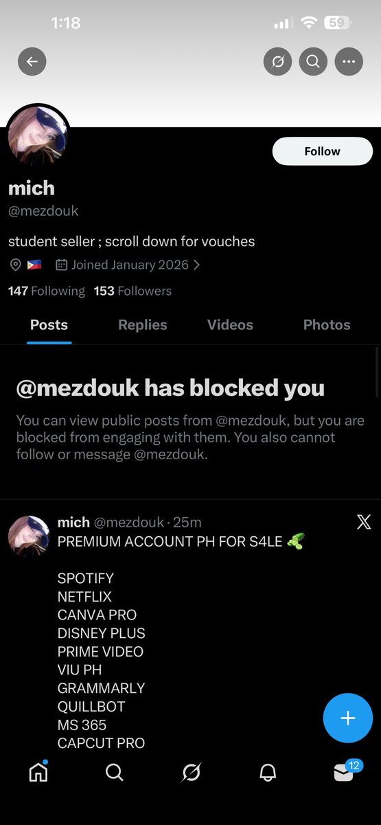nallacomms_'s tweet photo. The audacity of scammers nowadays 🙂 Sa’yo na yang binayad ko, isama mo sa hukay. 

The way he/she blocked me after i commented on his/her new twt lol. Iwasan nyo na ‘yan scammer lang yan.

09975768979 - this is the number that was used sa gcash

#commissioner #seller #scam https://t.co/zRrSbEku4Z