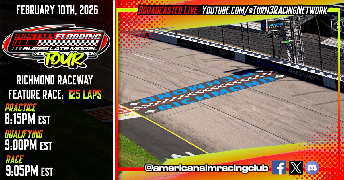 ASRC_PR's tweet photo. Postma Flooring Super Late Model Tour Race Day Preview https://t.co/WGKMJrVTX8