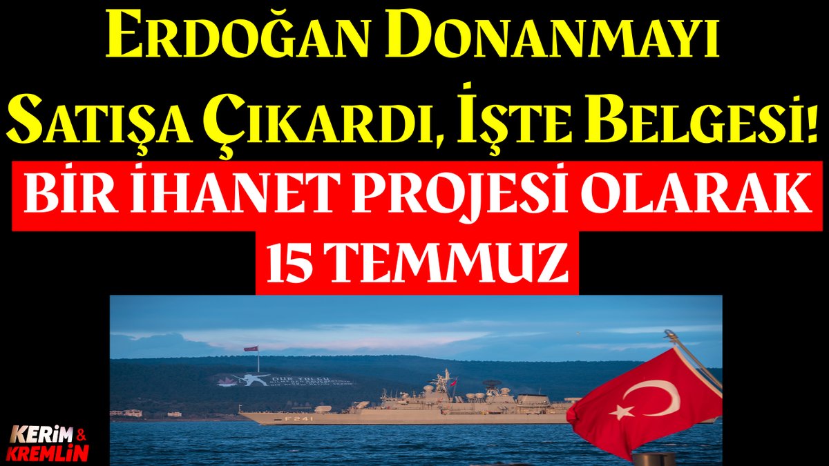 🔷Erdoğan rejiminin “boş bardak toplayıp maket tutan” çapsız generalleri

🔷ABD-Çin çekişmesinde Erdoğan’a düşen kritik rol: Endonezya’ya satılan Türk gemileri Pasifik’te savaşa mı hazırlanıyor?

🔷Bahriyelilerin “yar seçimi”: “Hiç yolumdan döner miyim?”

youtube.com/watch?v=ohAo0A…