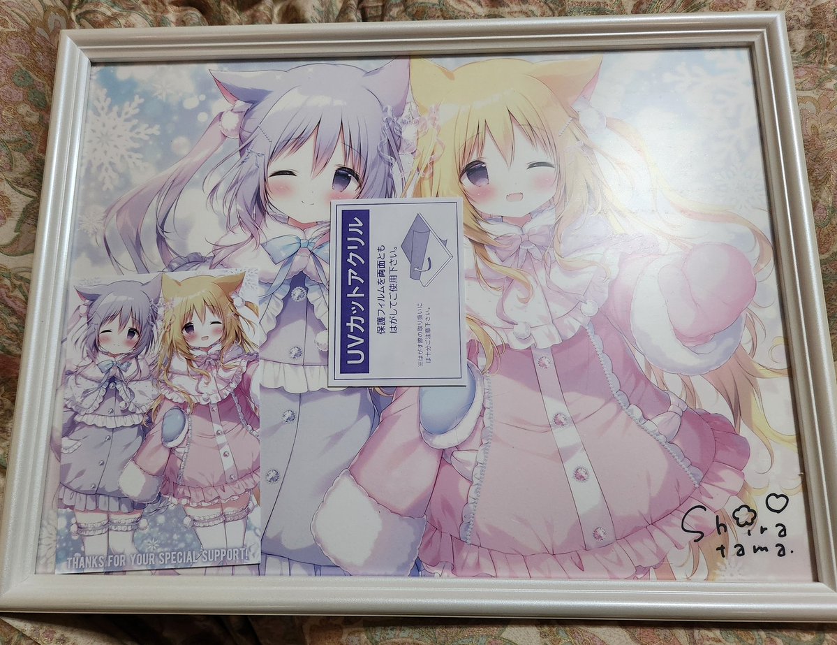 RT @sakuratsurara: しらたま先生（@shiratamacaron ）のfanbox特典