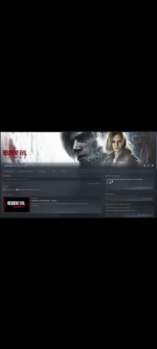 Agr só esperar dia 27 #ResidentEvilRequiem