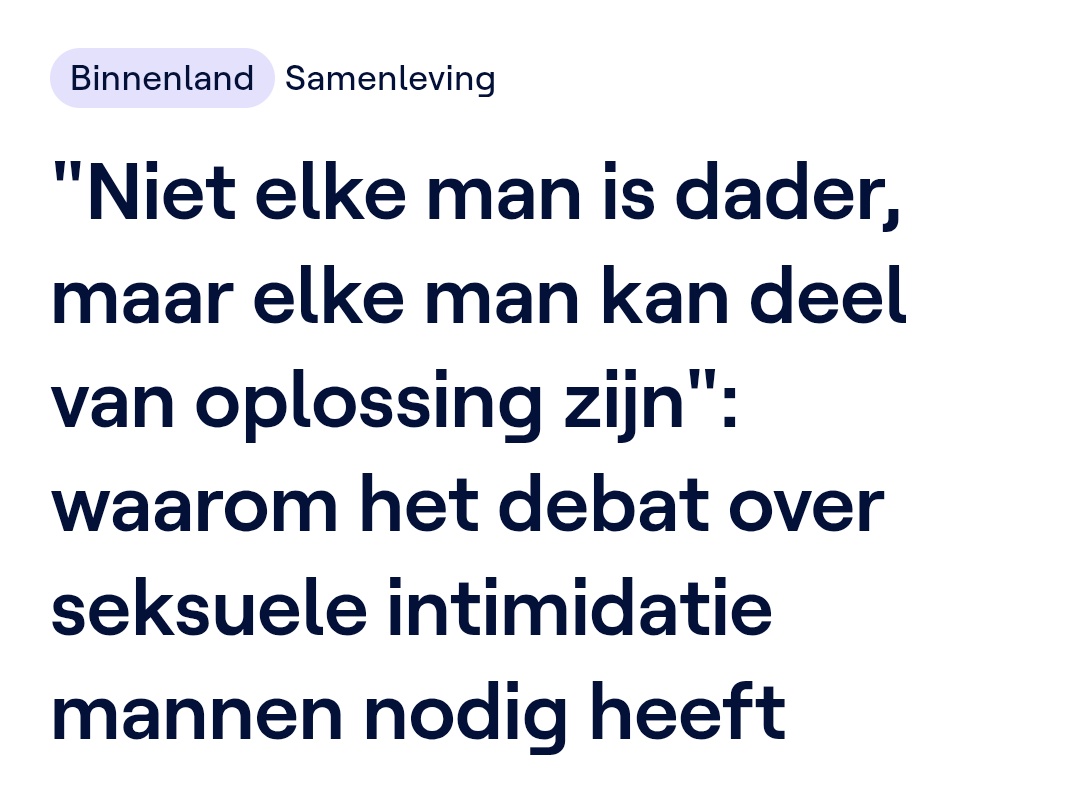 99% van de seksueel delinquenten kijkt niet naar de De Afspraak. Ze lopen vrij rond door progressief beleid die de vrouwen aan tafel steunen.