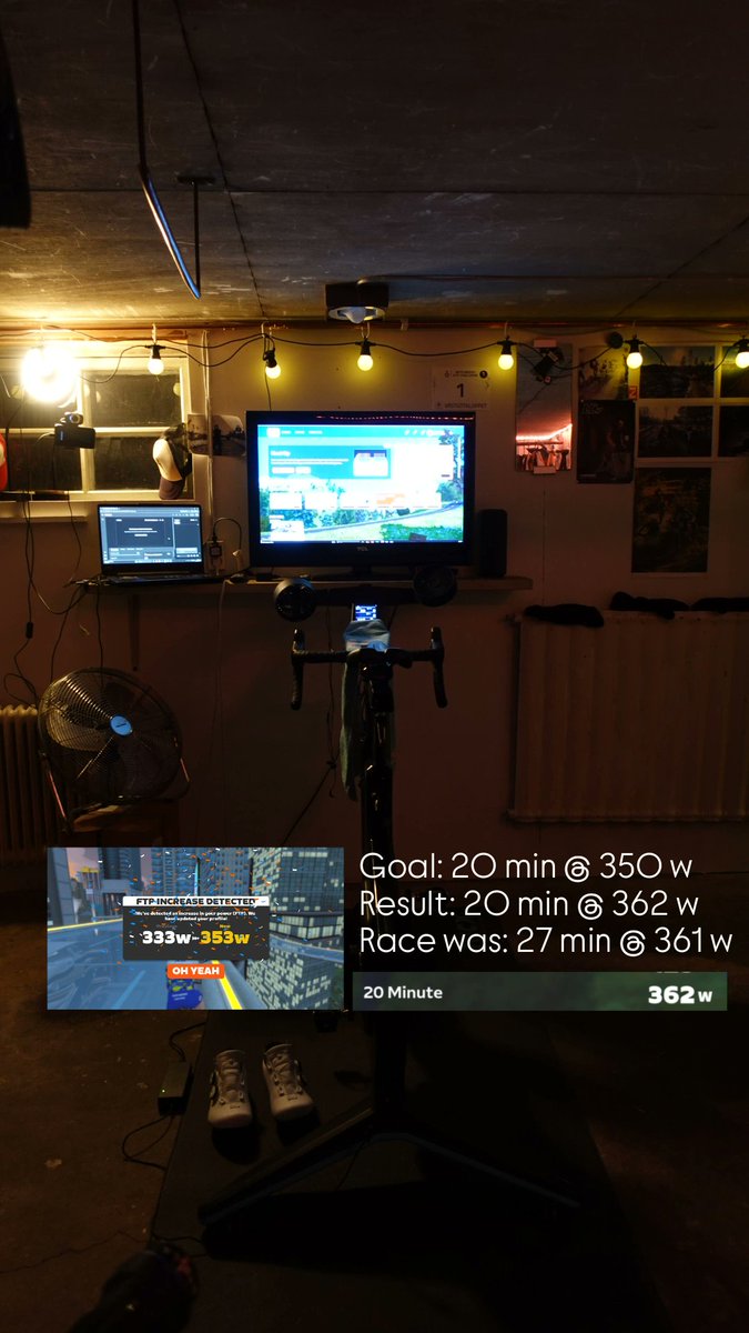 Jag klarade målet, bästa tjugan på <a href="/GoZwift/">Zwift</a> på fyra år! oijer.blogspot.com/2026/02/jag-kl…