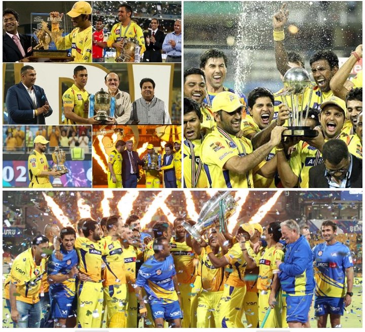 CSK won Total number of 7 Trophies and yet no Parade , No Big celebration, No stampede.