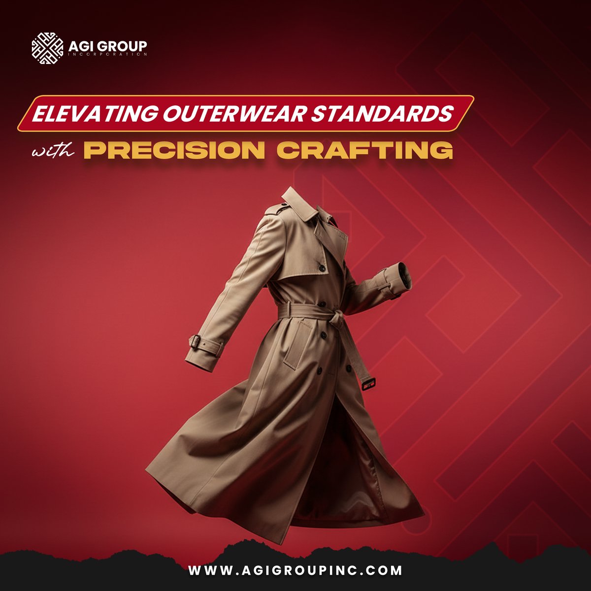agigroupinc's tweet image. At AGI Group, we merge engineering and style to deliver outerwear built for resilience. 🧥

agigroupinc.com

#OuterwearProduction #AGIGroup #TrenchCoats #B2BClothingManufacturer