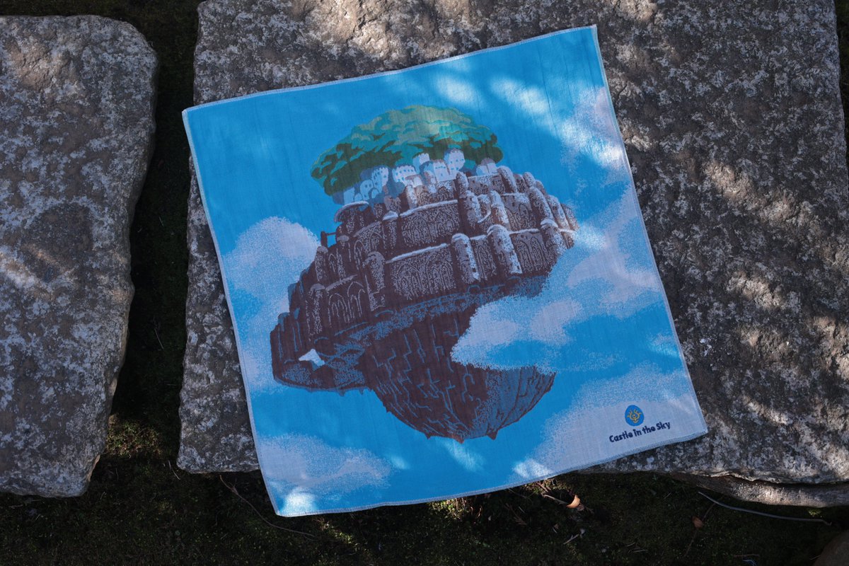 天空の城ラピュタ ハンカチ どんぐり共和国 ジブリ 天空の城ラピュタ 「フィルムバルス」 ミニタオル | どんぐり共和国