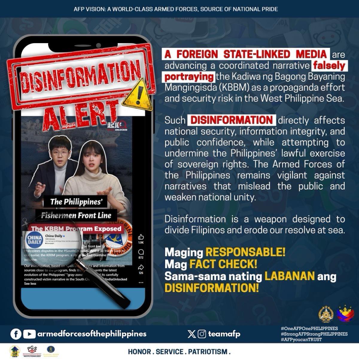 Armed Forces of the Philippines tweet media