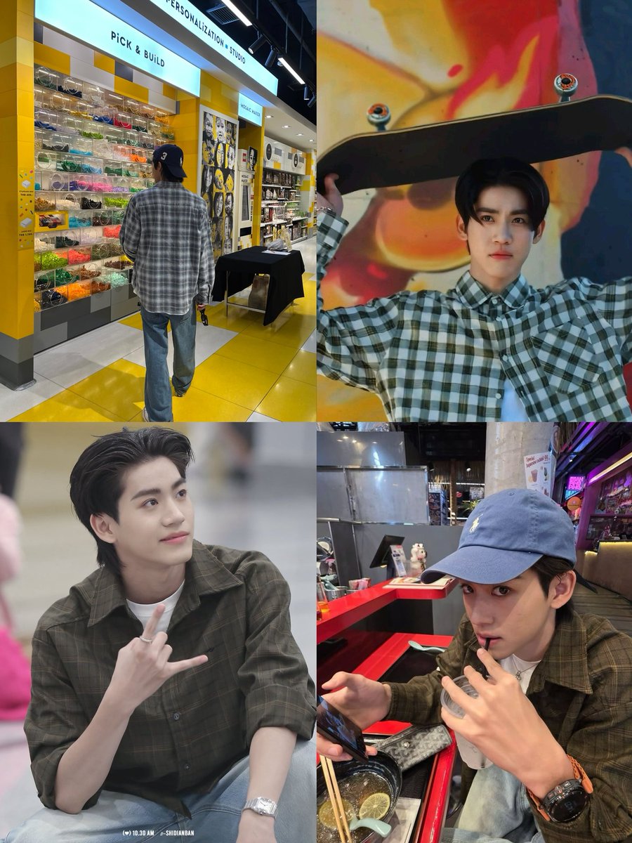 Fiwthatiyakon's tweet image. เจอแล้วค่ะหนุ่มไทบ้านเทสดีเสื้อลายสก๊อต💙😎

#Almondbabybigboy