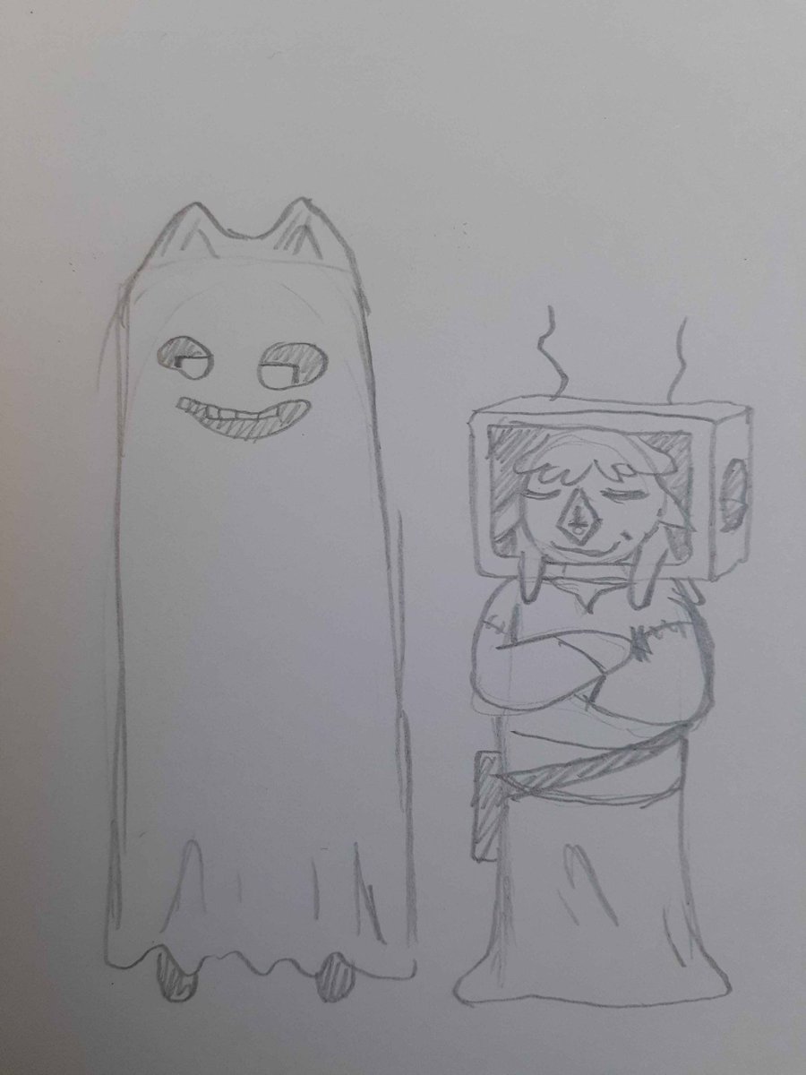 OpalLovesBurger's tweet image. the other halloween one i did last year. this ones not as funny
#csmp #fanart #ocart