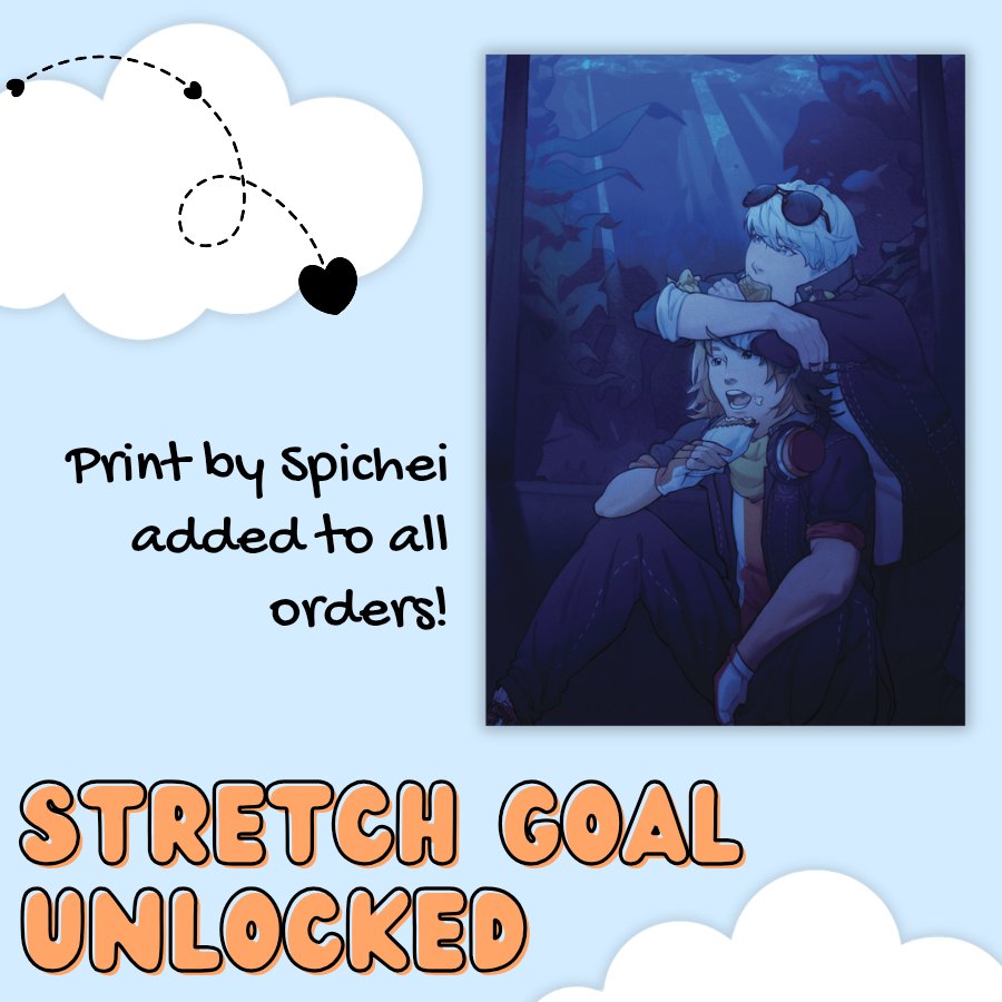 🧡 STRETCH GOAL UNLOCKED! 🩶

LET'S GO, SOUYO NATION! 🎉 In less than 24 hours, we have already reached our 2nd stretch goal! This gorgeous aquarium date print by <a href="/spichei/">spichei 🔞</a> will now be added to all orders free of charge! 💕

Let's start working toward sg 3!
souyomerchbox.bigcartel.com