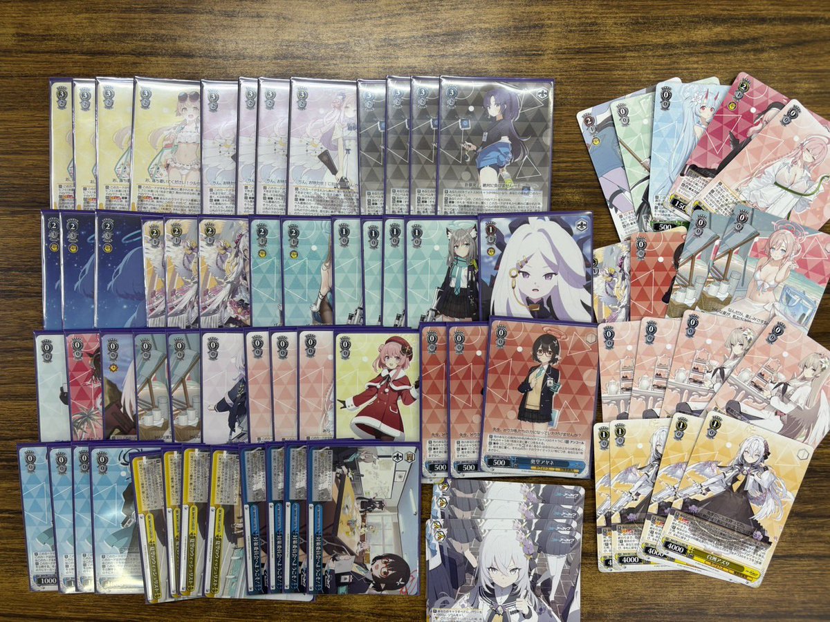 ヴァイス ブルアカのデッキ入りました 強化パーツ付き 10,000円