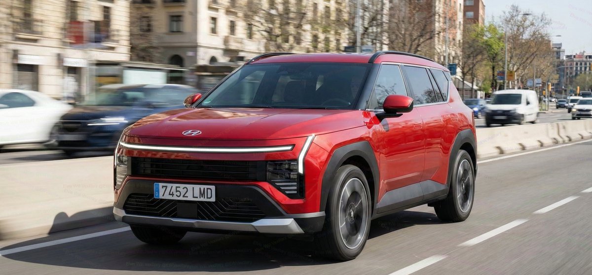 Yeni Hyundai Tucson  Netleşti!  (2026-2027)

Daha önce ağır kamuflajlı görüntüleri sızan aracın , aşağıdaki kırmızı renkli render şeklinde olacağı daha da netleşti. 
Kış testlerinde görülen aracın Ioniq  serisine yakınlaştığı daha büyük bir BAYON stiline büründüğü görülüyor.