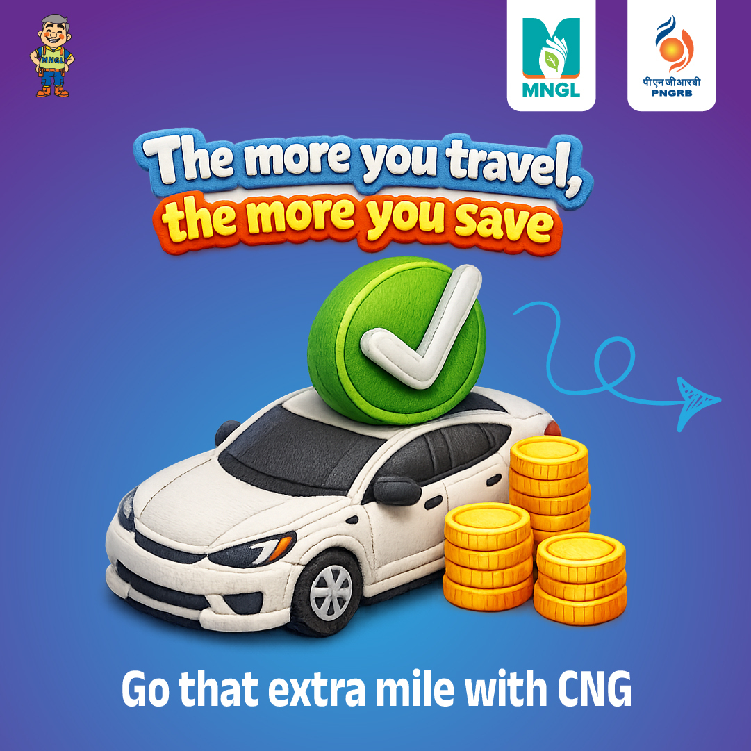 mngl_in's tweet image. Travel more without worrying about fuel costs. With CNG, every drive feels lighter on the pocket and easier to manage in daily life.​

#NonStopZindagi #CleanEnergyLife #mngl #CleanEnergyMovement #CNGDrive #CNG